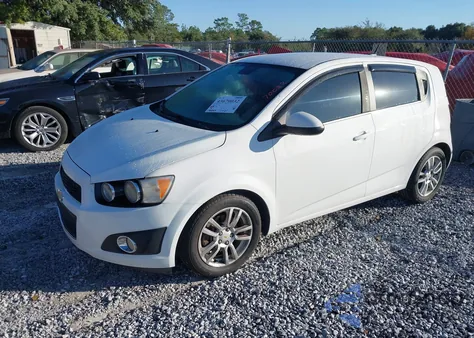 2012 Chevrolet Sonic 2Lt z USA, uszkodzony, nr VIN 1G1JC6SH9C4103568